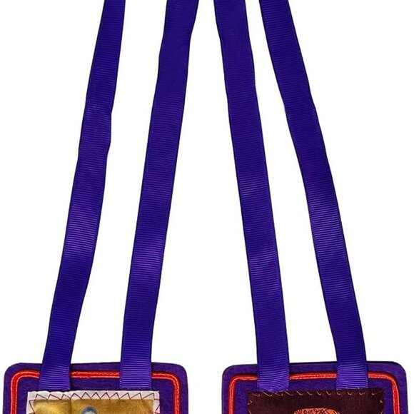 Catholic Purple Scapular Necklace Devotion Protection Gift for Church - Picture 3 of 7